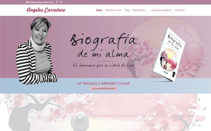 Screenshot of angelescarretero.com