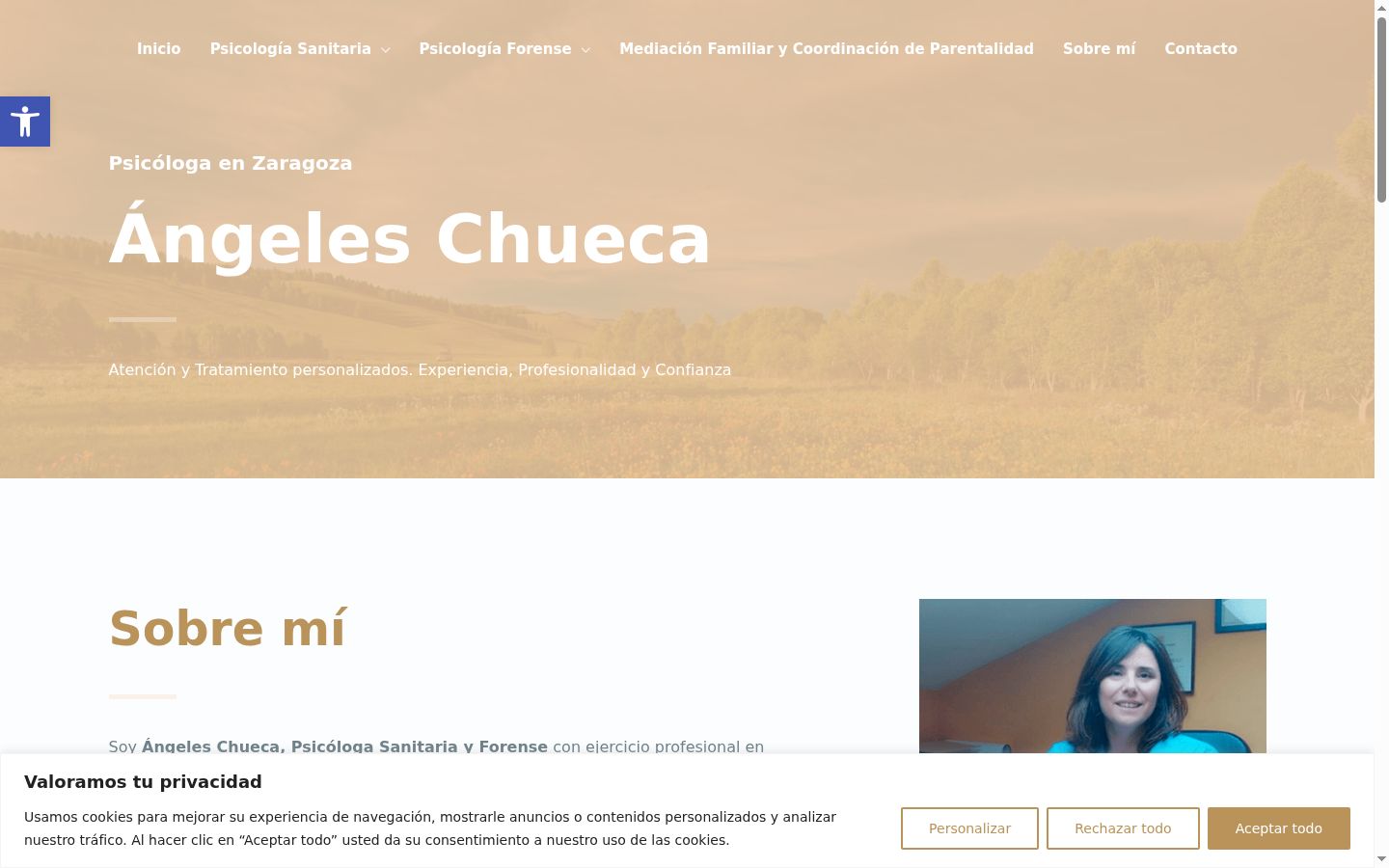 Screenshot tal-banner tal-kunsens muri qabel kwalunkwe interazzjoni
