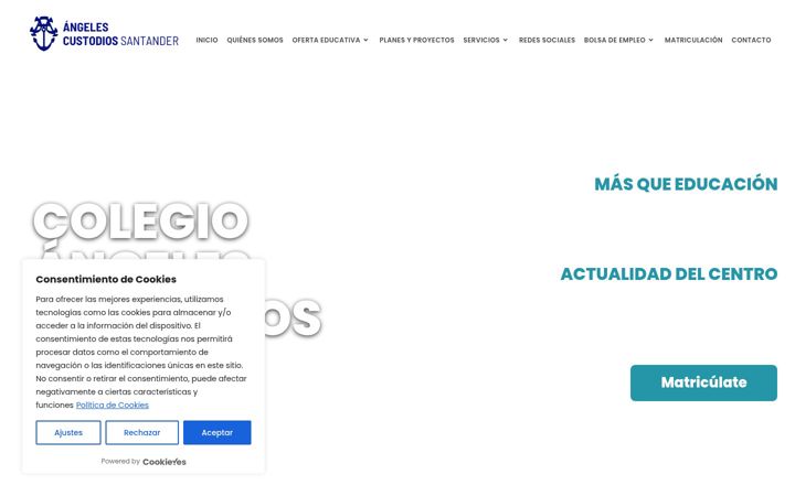 Screenshot of angelescustodiossantander.es