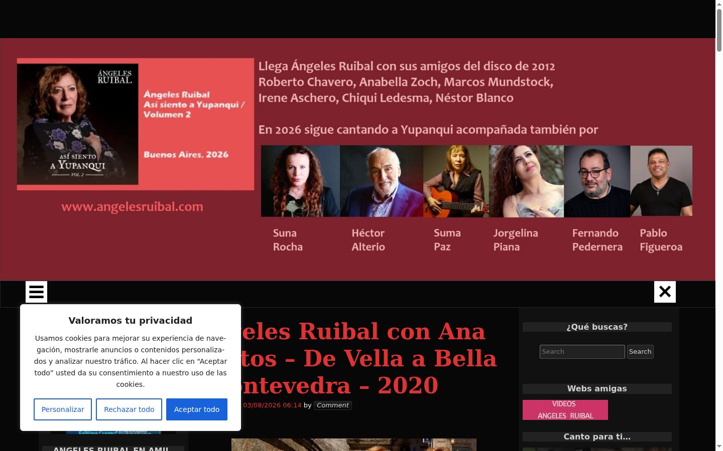 Snimka zaslona bannera za privolu prikazanog prije bilo kakve interakcije