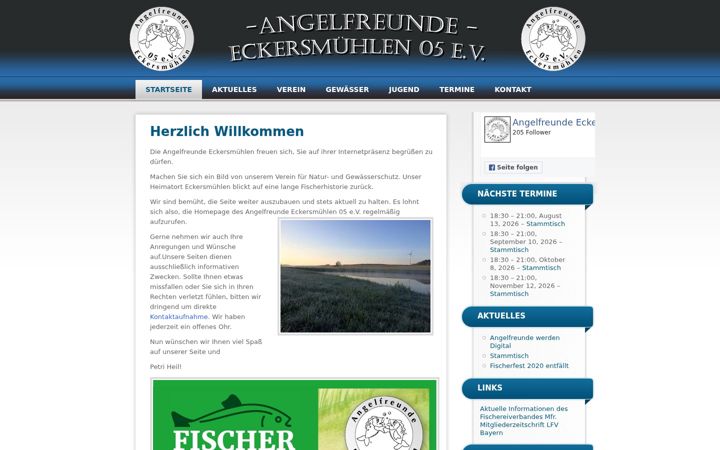 Screenshot of angelfreunde-eckersmuehlen.de
