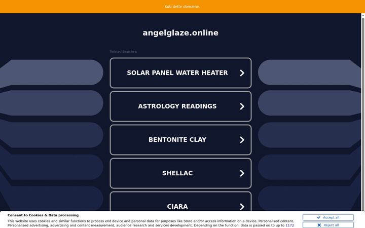 Screenshot of angelglaze.online