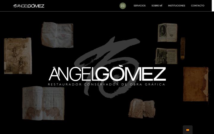 Screenshot of angelgomez.net