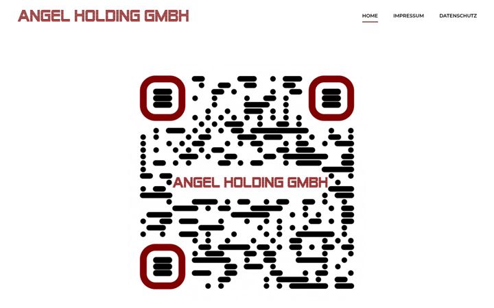 Screenshot of angelholding.de
