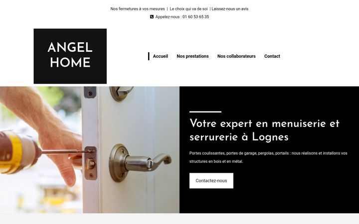 Screenshot of angelhome.fr