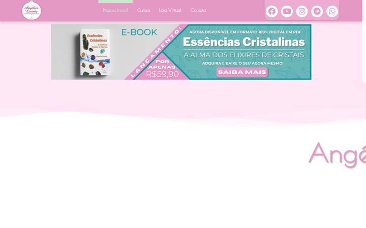 Screenshot of angelicalisanty.com.br