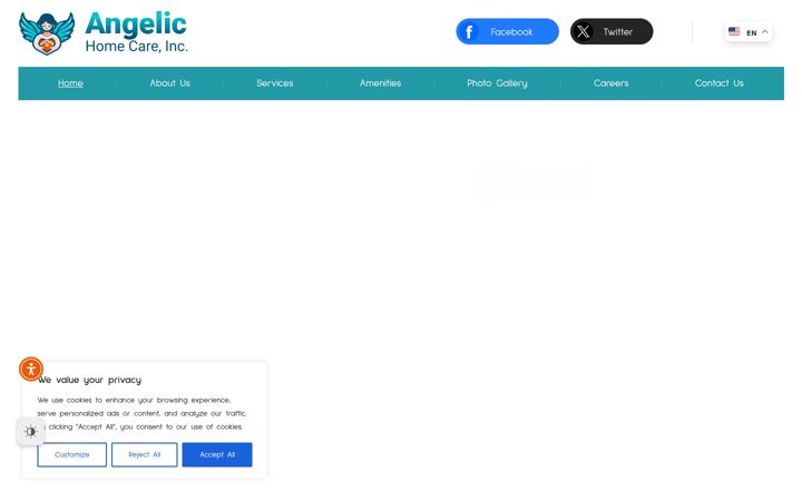 Screenshot of angelichomecareinc.com
