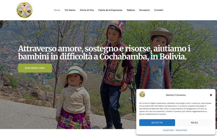 Screenshot του angelidicochabamba.org