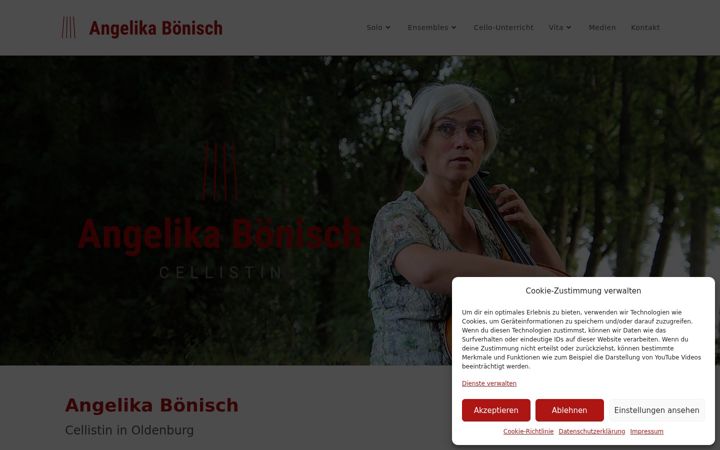 Screenshot of angelika-boenisch.de