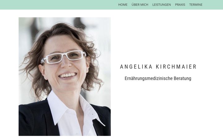 Captură de ecran a angelika-kirchmaier.at