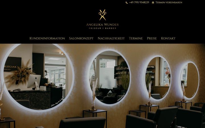 Skärmbild av angelika-wunder.de