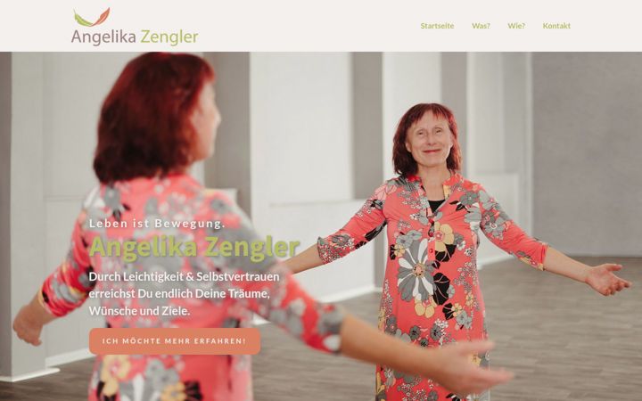 Screenshot of angelika-zengler.de