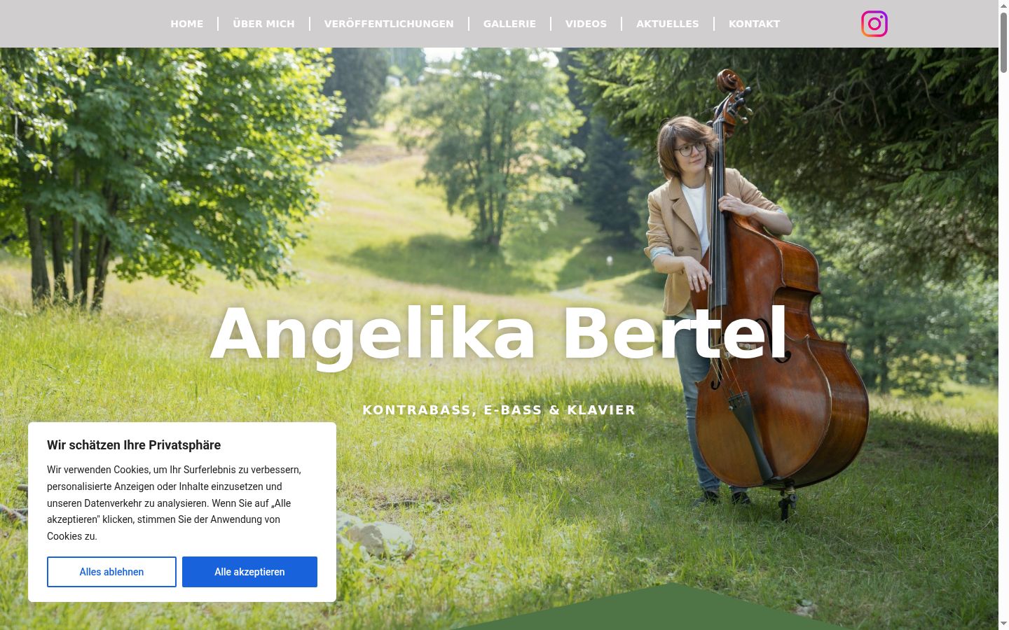 Screenshot tal-banner tal-kunsens muri qabel kwalunkwe interazzjoni