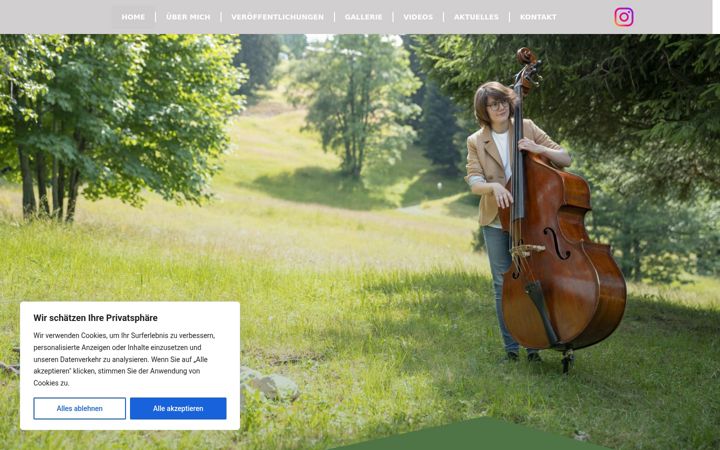 Screenshot of angelikabertel.at