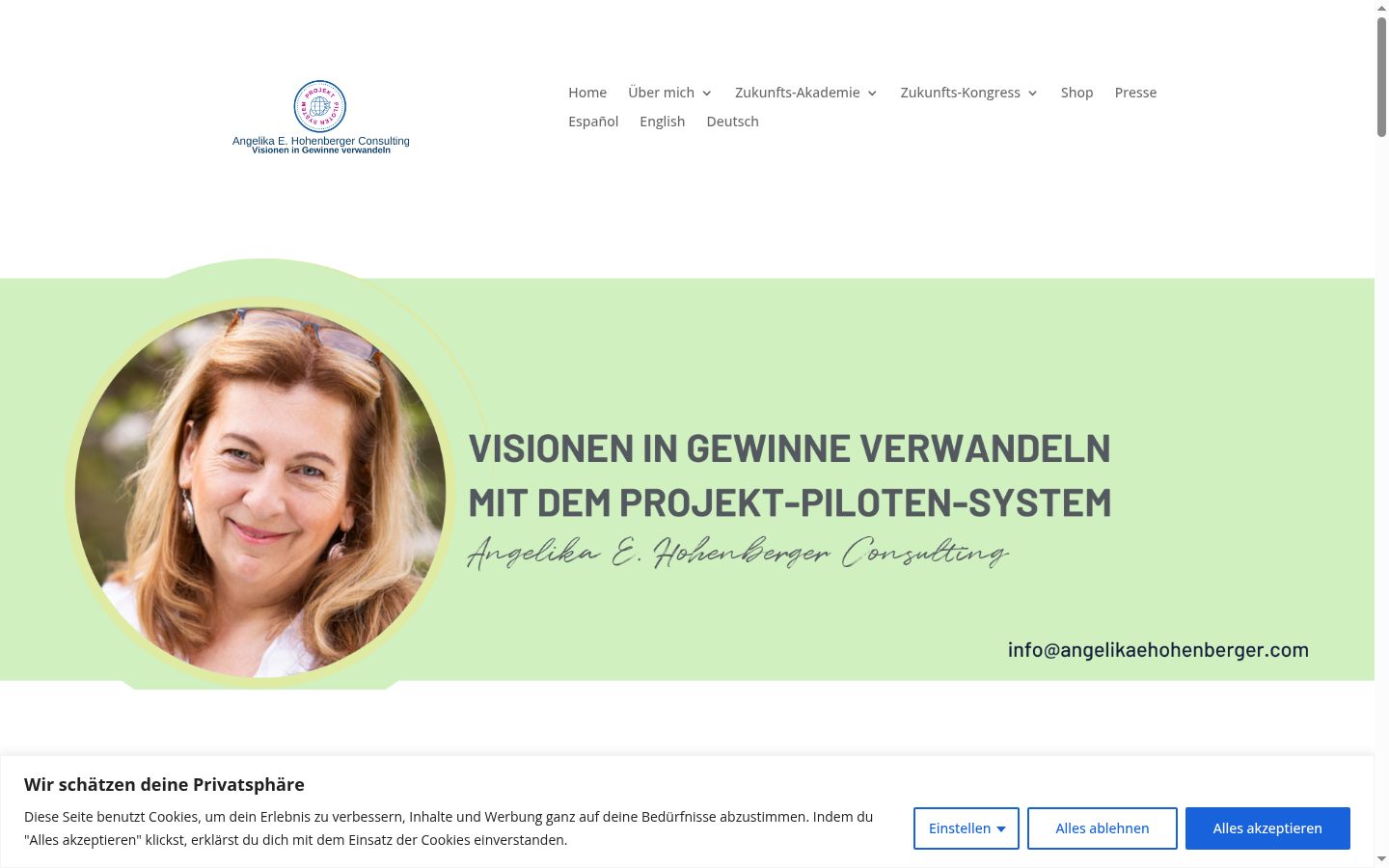 Sutikimo reklamjuostės, rodytos prieš bet kokią sąveiką, ekrano kopija