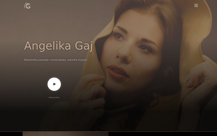 Screenshot of angelikagaj.com