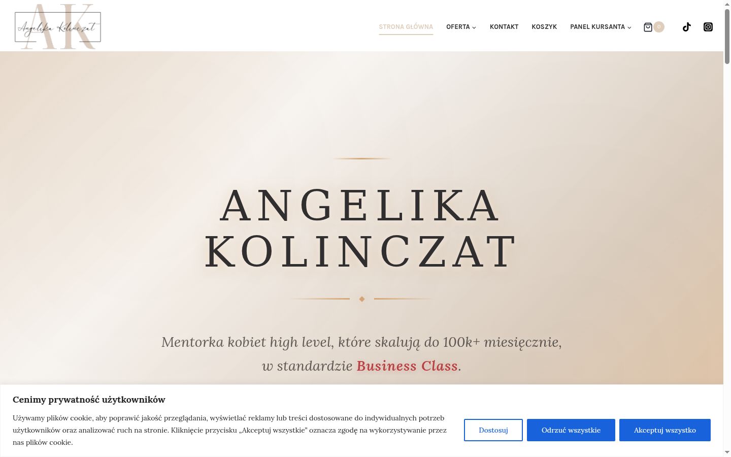 Screenshot tal-banner tal-kunsens muri qabel kwalunkwe interazzjoni