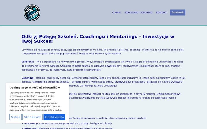 Screenshot of angelikakubas.pl