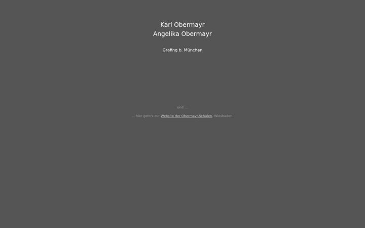 Screenshot of angelikaobermayr.de