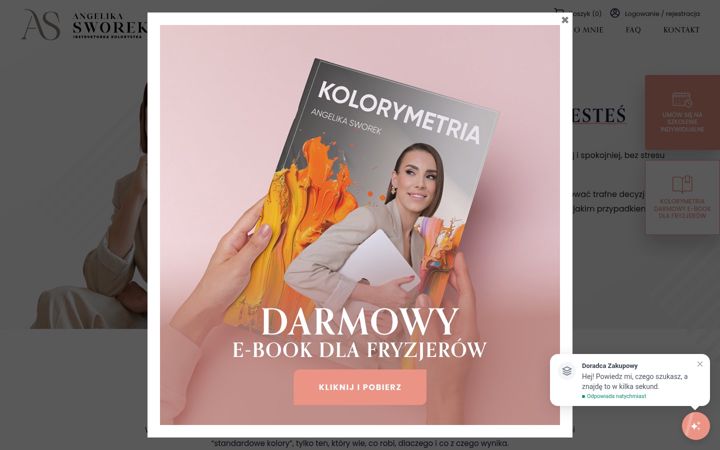 Ekrano kopija angelikasworek.com