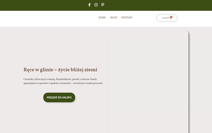 Skærmbillede af angelikaziomek.pl