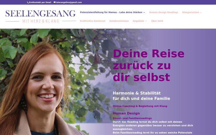 Screenshot of angelina-ister.de