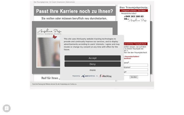 Screenshot van angelina-pego.de