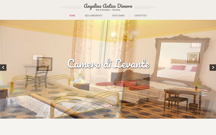 Screenshot of angelinaanticadimora.it