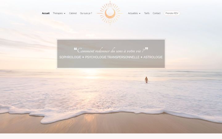 Screenshot of angelique-brisard.fr