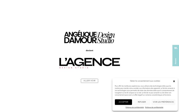 Zrzut ekranu angelique-damour.com