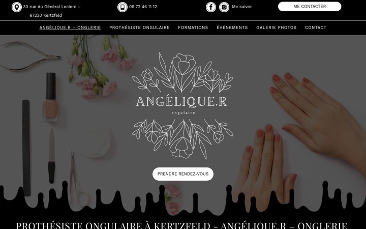 Screenshot of angelique-r-onglerie.fr