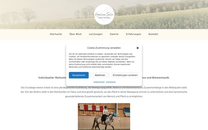 Screenshot of angelique-seiler.de