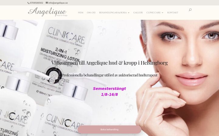 Screenshot di angelique.se