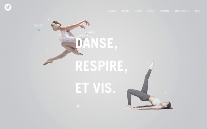 Screenshot of angeliquedidier-danse.fr