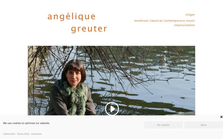 Screenshot of angeliquegreuter.net