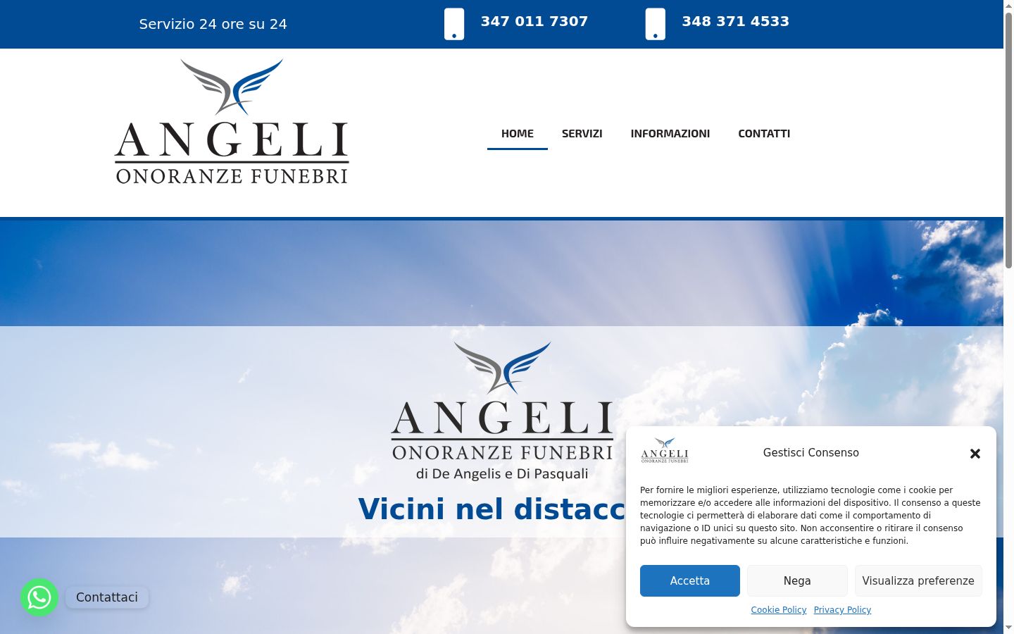 Screenshot tal-banner tal-kunsens muri qabel kwalunkwe interazzjoni