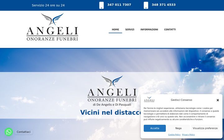 Screenshot of angeliroma.it