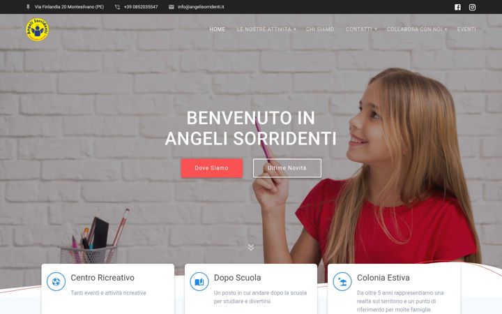 Snimka zaslona za angelisorridenti.it