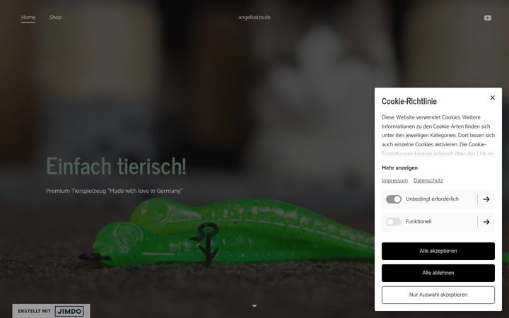 Screenshot van angelkatze.de