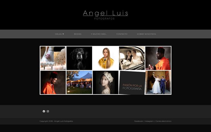 Zrzut ekranu angelluisfotografos.com