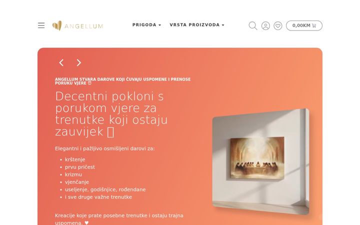 Screenshot of angellum.ba
