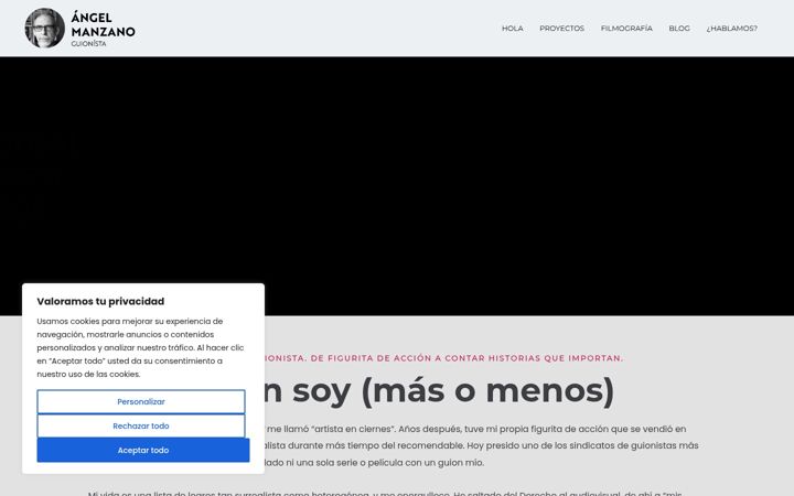 Snímek obrazovky angelmanzanoguion.com
