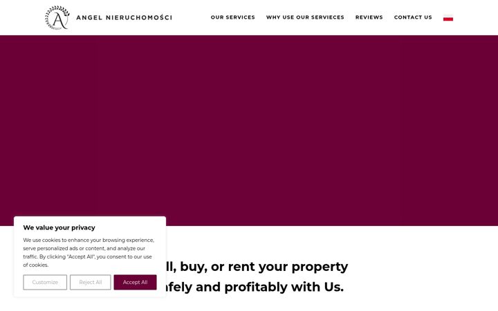Screenshot of angelnieruchomosci.pl