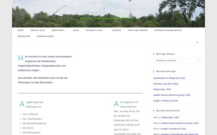 Screenshot of angelnwk.de