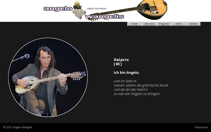 Screenshot of angelo-wangelis.com