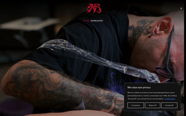 Screenshot of angelobarulli.it