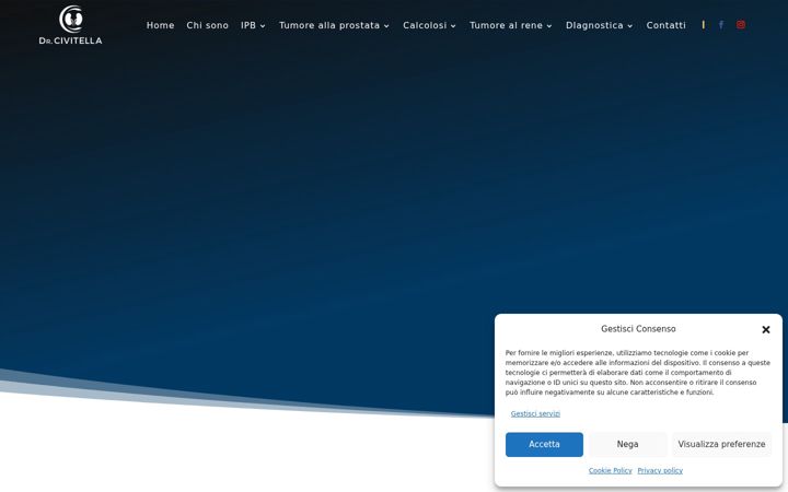 Screenshot of angelocivitellaurologo.com