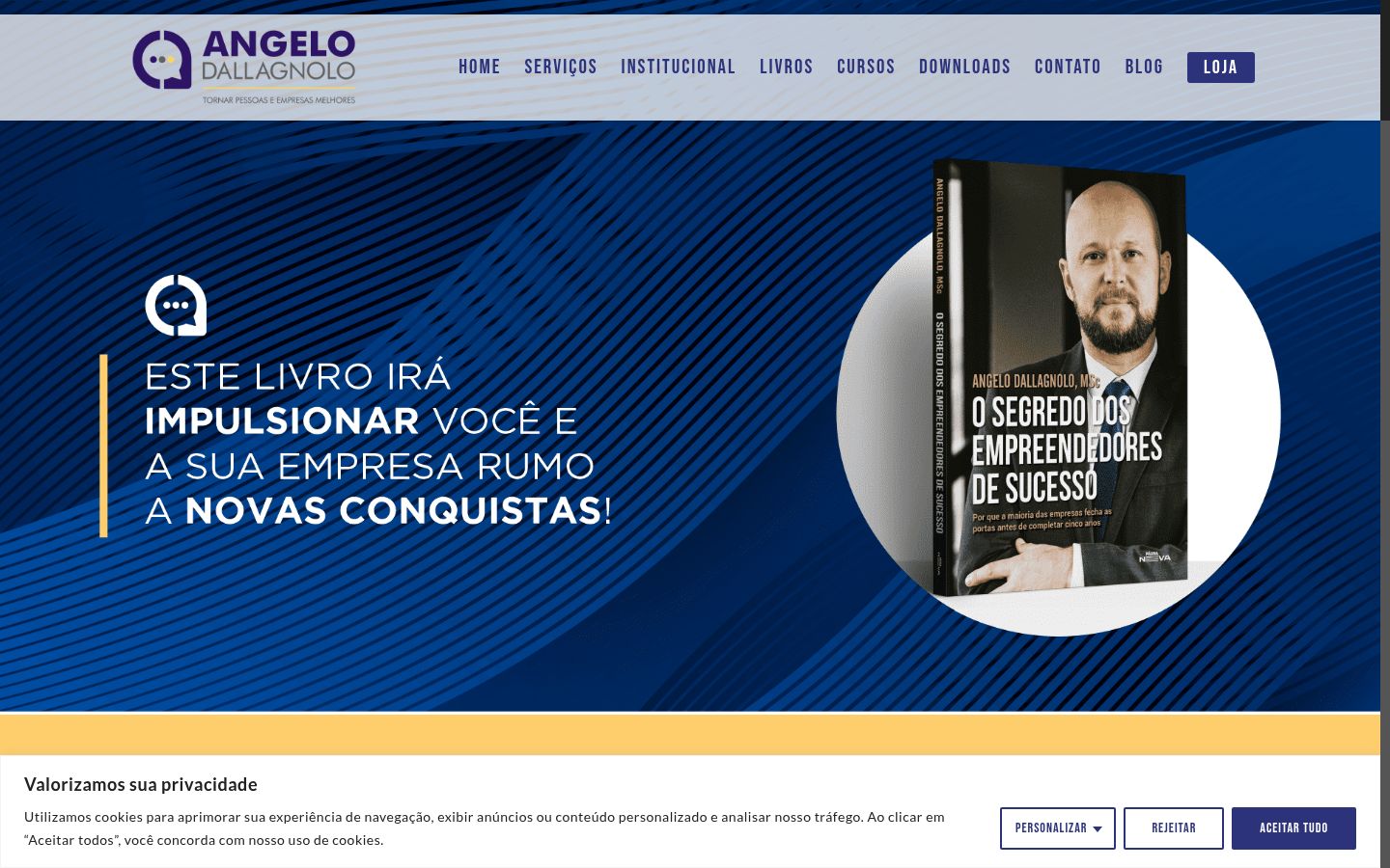Sutikimo reklamjuostės, rodytos prieš bet kokią sąveiką, ekrano kopija
