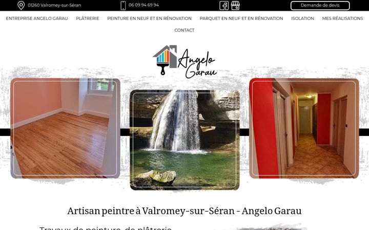 Screenshot of angelogarau.fr