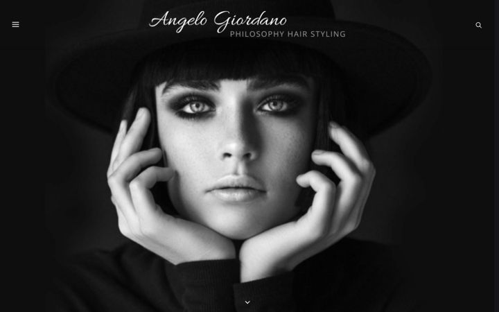 Screenshot of angelogiordanohair.it